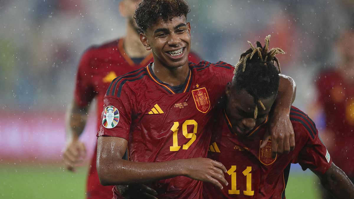 Historymaker! Barcelona teen Lamine Yamal Spain's youngest