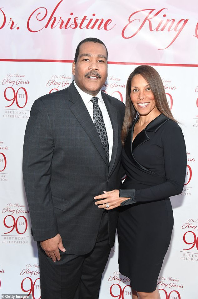 Who was Dexter Scott King's wife, Leah Weber, and did he have any
