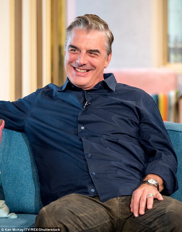 Chris Noth shows off good looks as he promotes Gone on This Morning