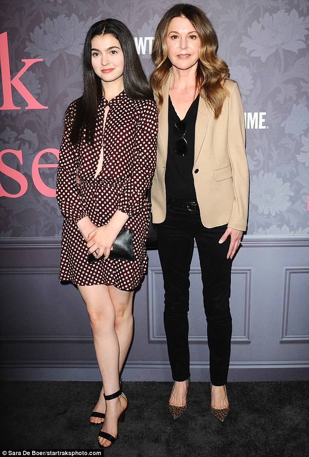 Jane Leeves joined by daughter Isabella at Patrick Melrose premiere