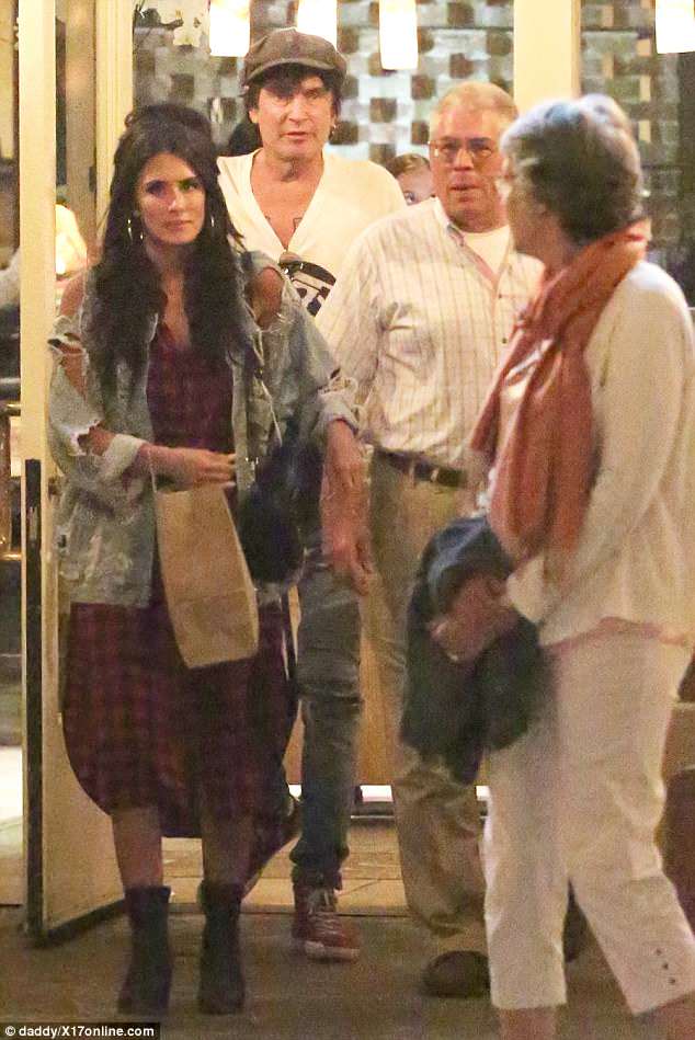 Tommy Lee steps out for dinner in LA with fiancee Brittany Furlan