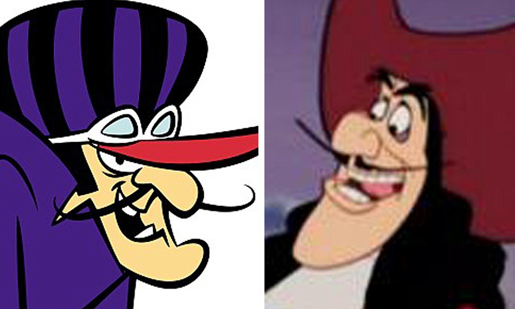 The reason we find cartoon villains so dastardly? Their pointy chins