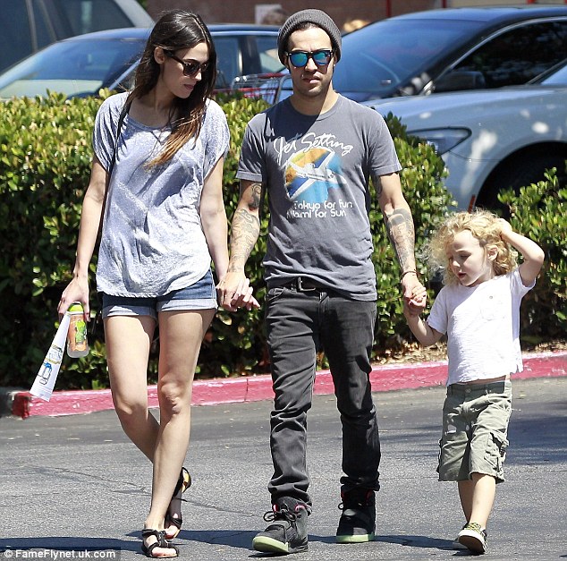 Pete Wentz takes adorable son Bronx for an afternoon outing with model