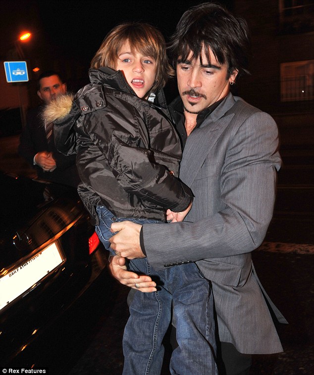 Colin Farrell opens up on nineyearold son James' disabilities Daily