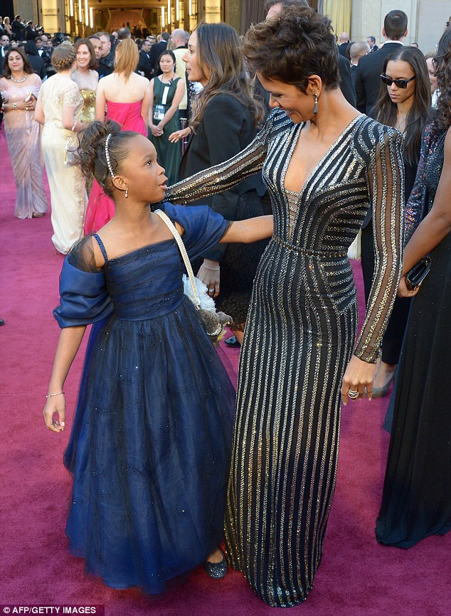 Youngest nominee Quvenzhane Wallis, nine, rocks the red carpet with