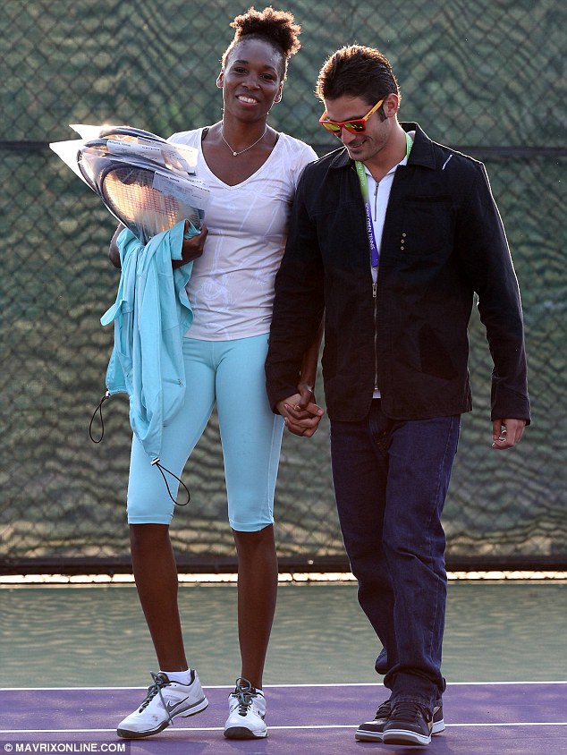 Venus Williams and Cuban model boyfriend Elio Pis can't keep their