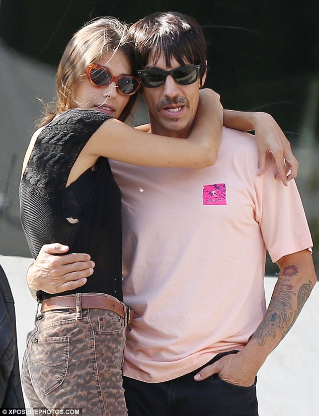 Anthony Kiedis indulges in some Californication with his much younger