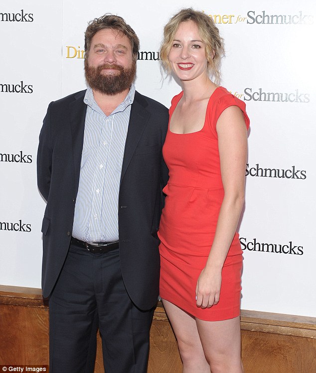 Zach Galifianakis skips movie premiere as 'very pregnant' wife Quinn