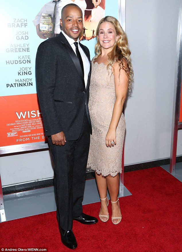 Donald Faison and wife CaCee Cobb attend Wish I Was Here premiere in