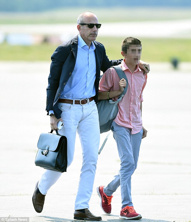 Matt Lauer's helicopter rides to and from his Hamptons mansion 'paid