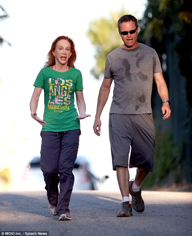 Kathy Griffin, 54, goes for early morning hike in Hollywood Hills with