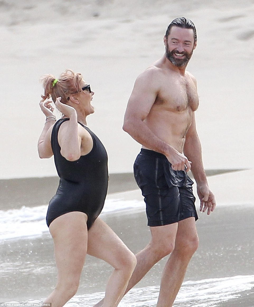 PICTURE EXCLUSIVE Hugh Jackman and DeborraLee Furness look the