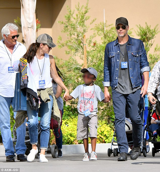 PICTURE EXCLUSIVE Sandra Bullock and Bryan Randall take her son Louis