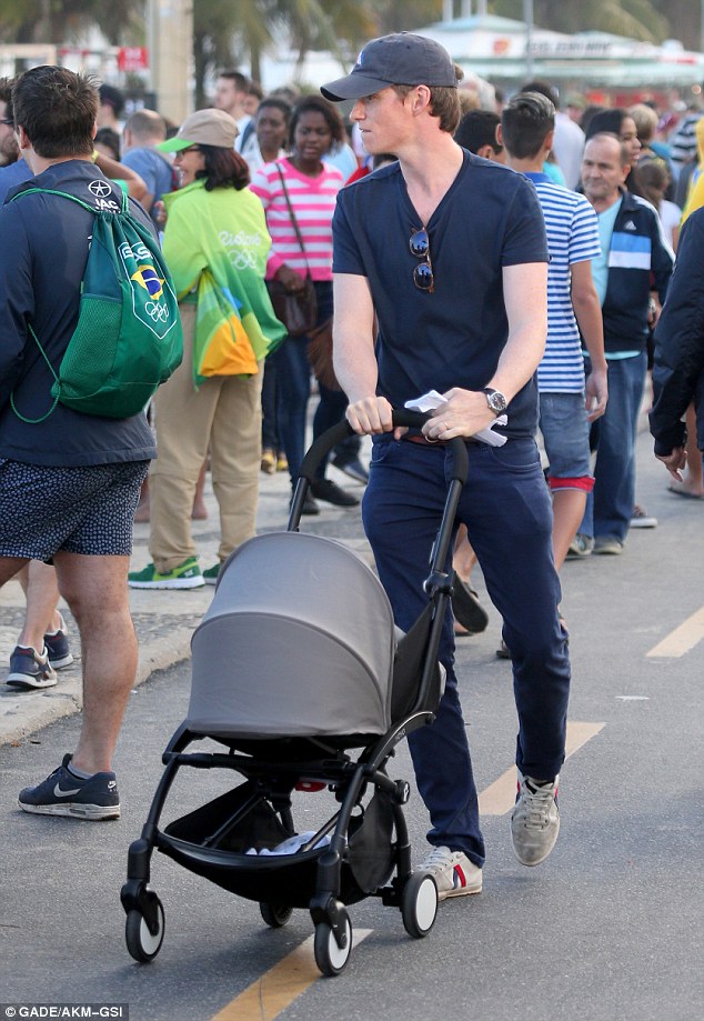 Eddie Redmayne takes a break from cheering on athletes in Rio Daily
