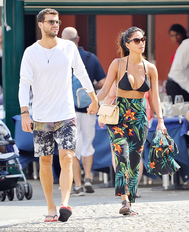 Nicole Scherzinger packs on the PDA with boyfriend Grigor Dimitrov in Portofino Daily Mail Online