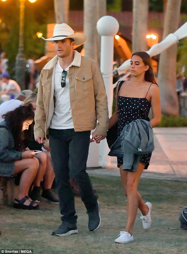 Scott Eastwood is handinhand with Maddie Serviente Daily Mail Online