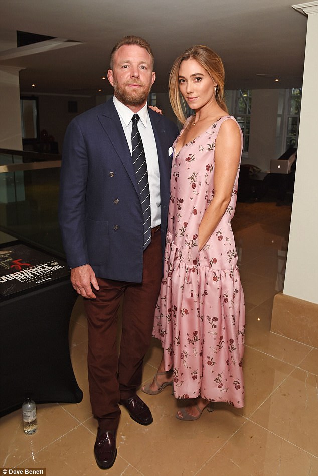 Jacqui Ainsley supports Guy Ritchie at Film Raindance Daily Mail Online