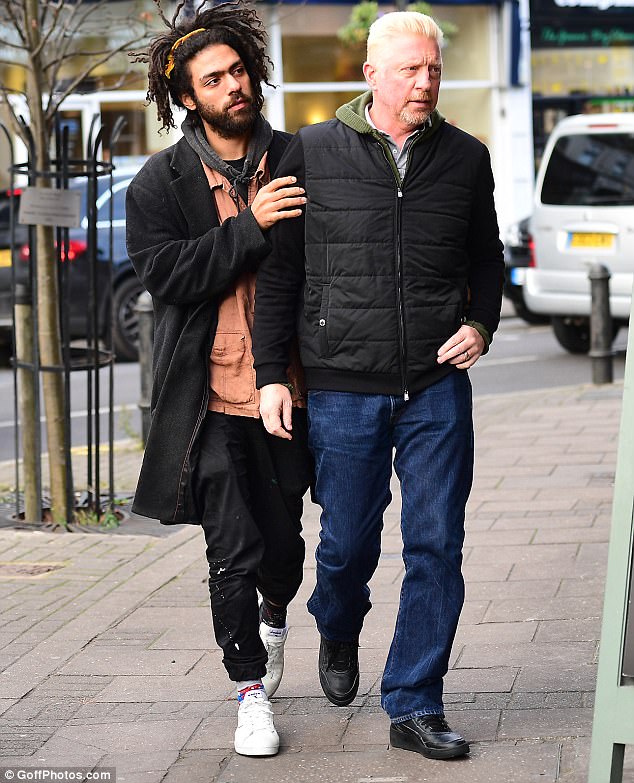 Boris Becker celebrates 50th birthday with his eldest sons Daily Mail