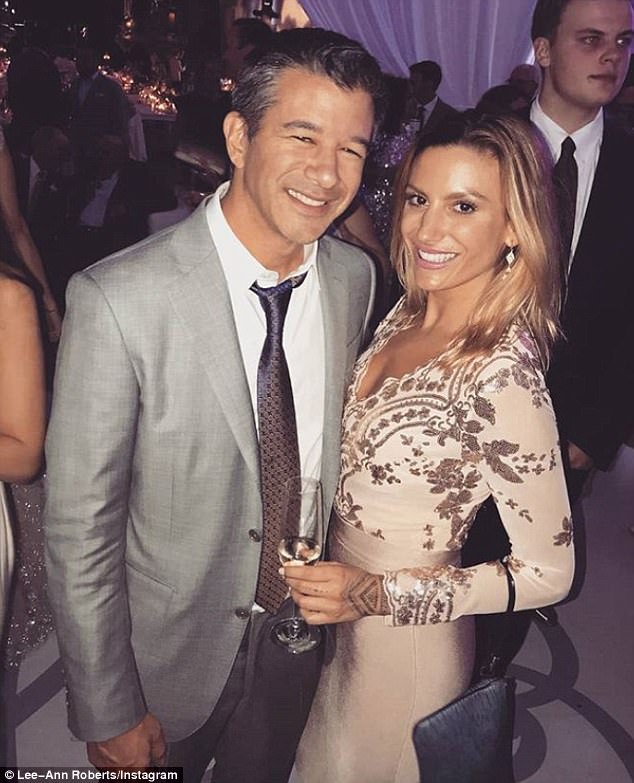 Travis Kalanick and Arianna Huffington at Uber wedding Daily Mail Online