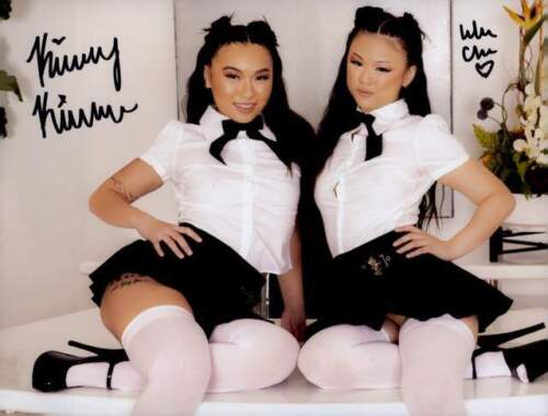 Kimmy Kimm & Lulu Chu signed model 8x10 Photo PROOF (A0073) eBay