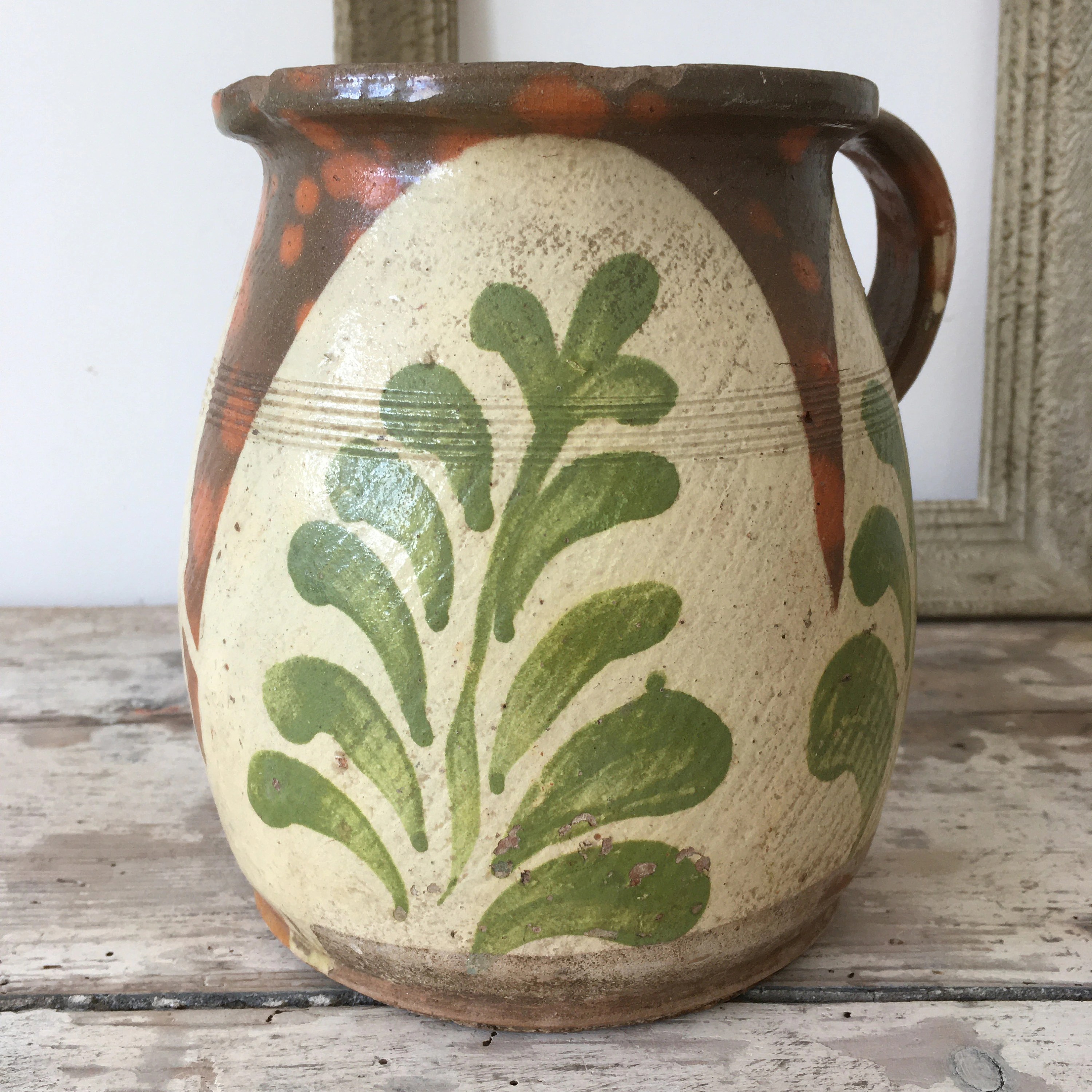 European pottery jug