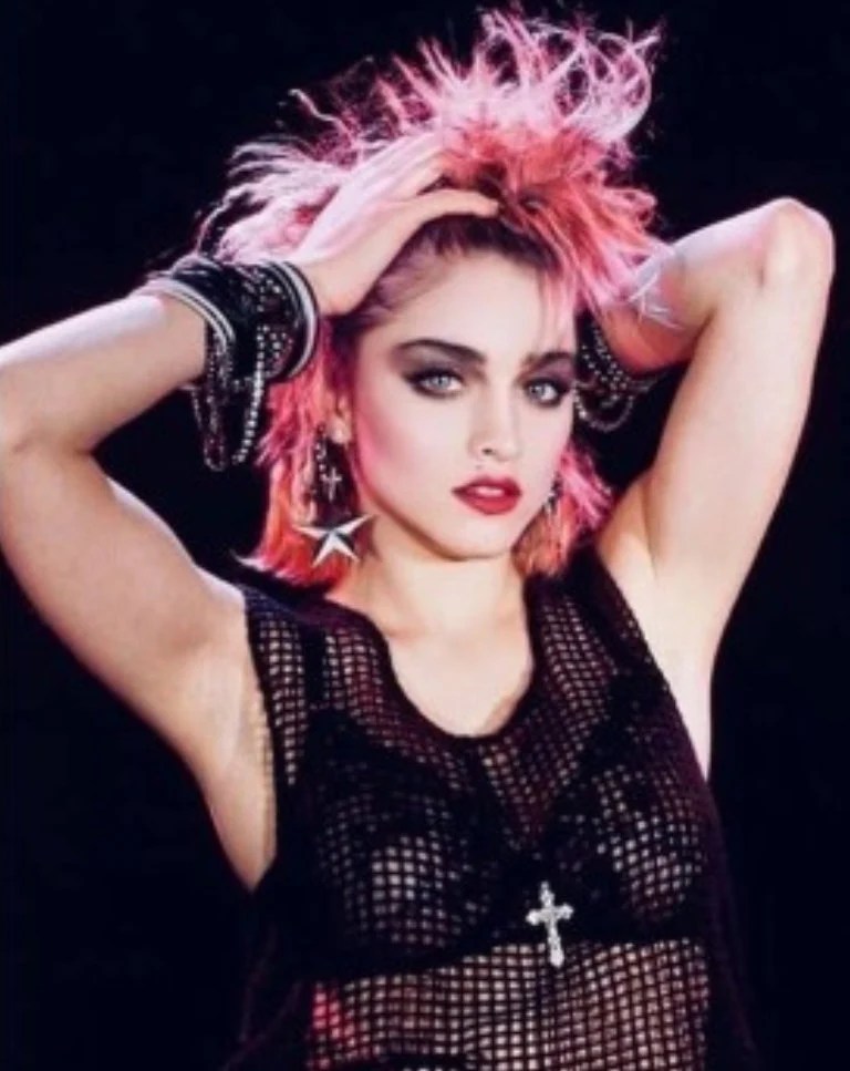 Madonna Classic 80s Punk Print or Canvas. Excellent Gift for Etsy