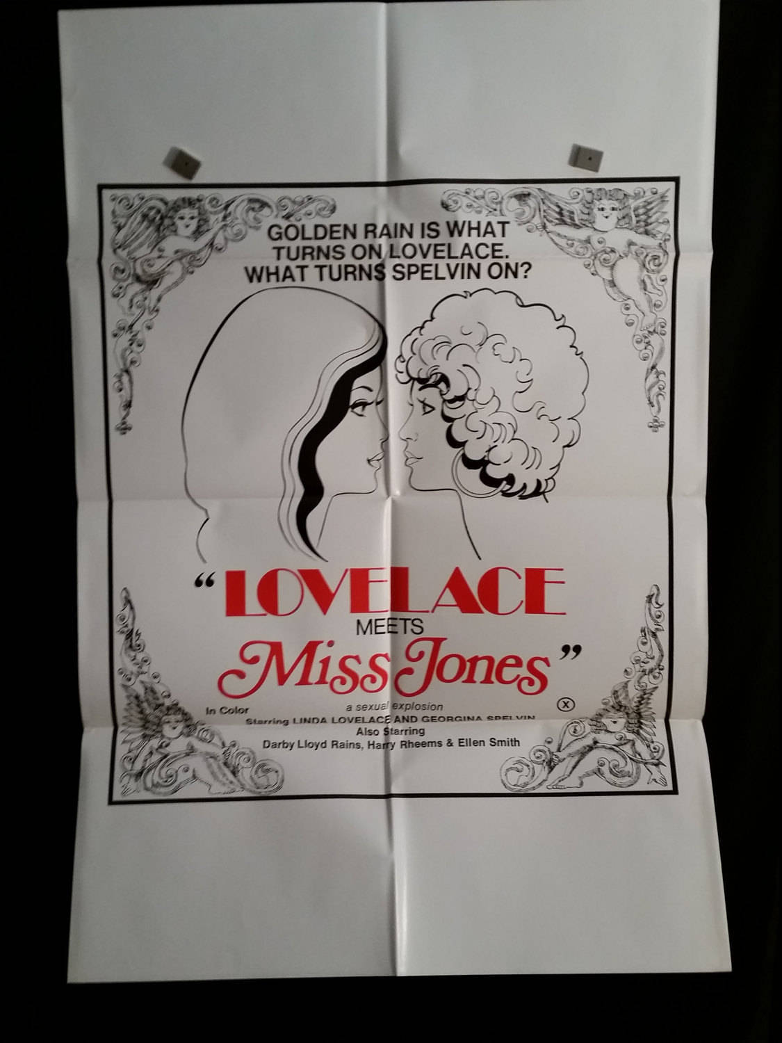 Original 1975 Lovelace Meets Miss Jones One Sheet Linda Etsy