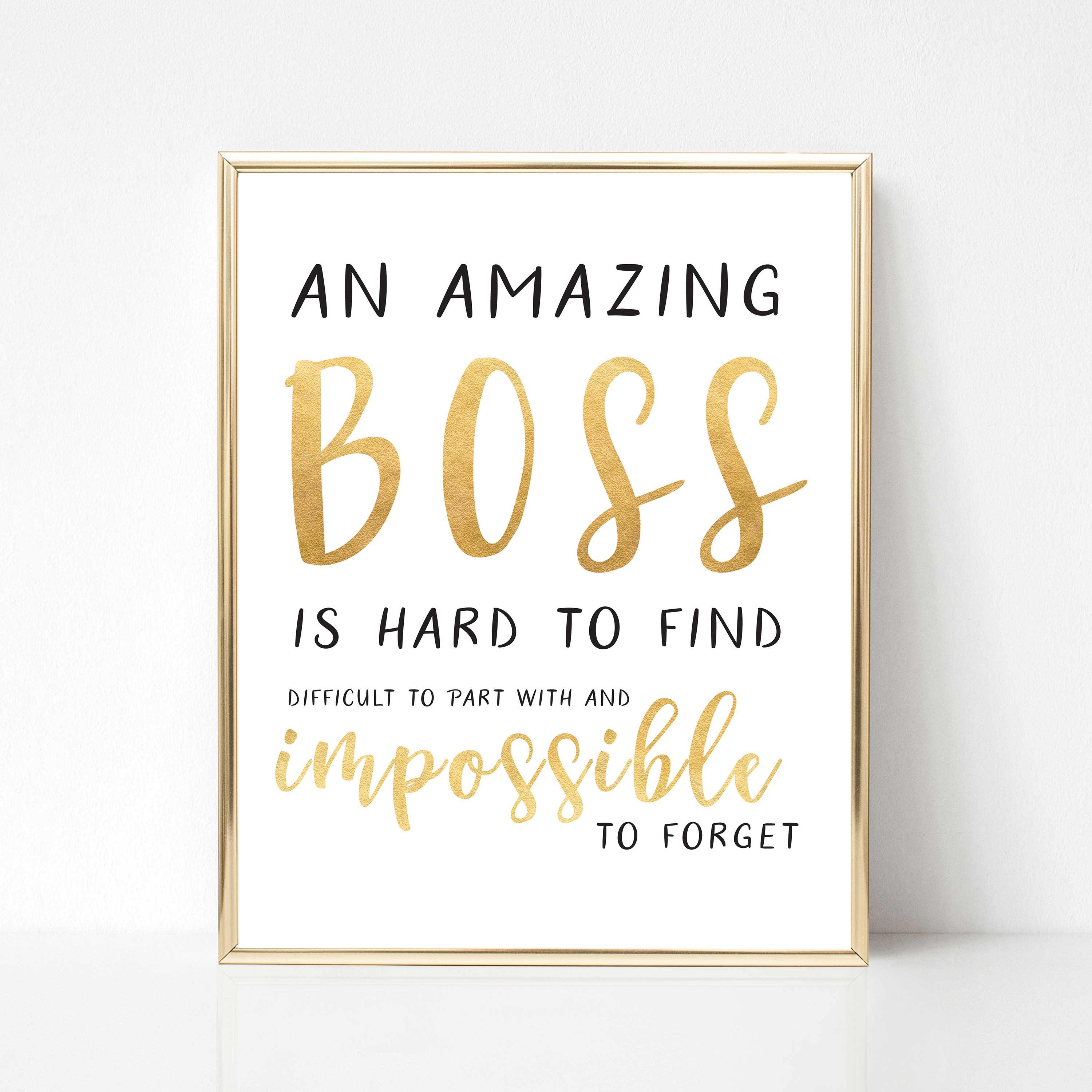 Digital Boss Quote Gift Best Boss Quote Gift Boss Etsy