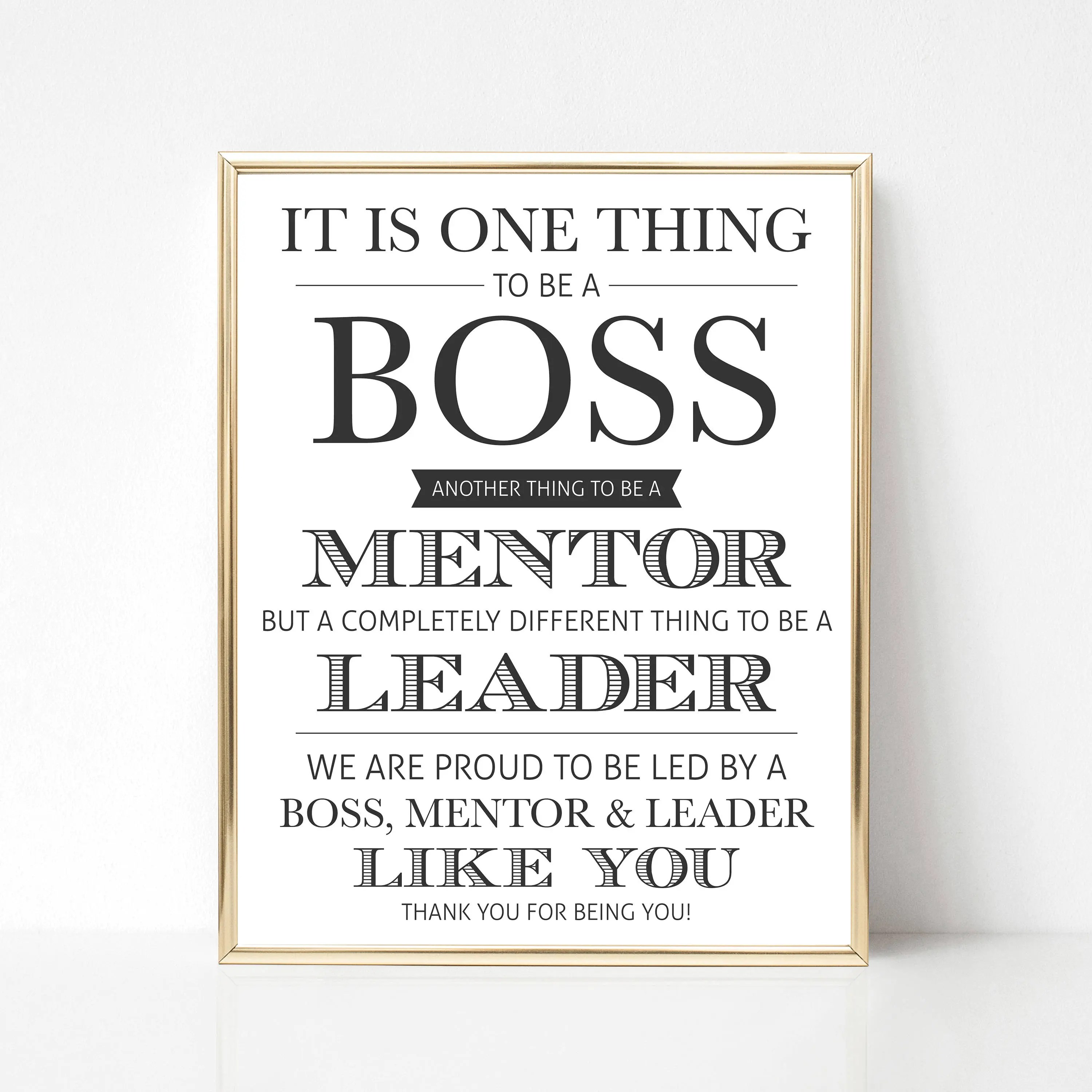 Digital Boss Thank You Gift we Best Boss Appreciation Gift Etsy