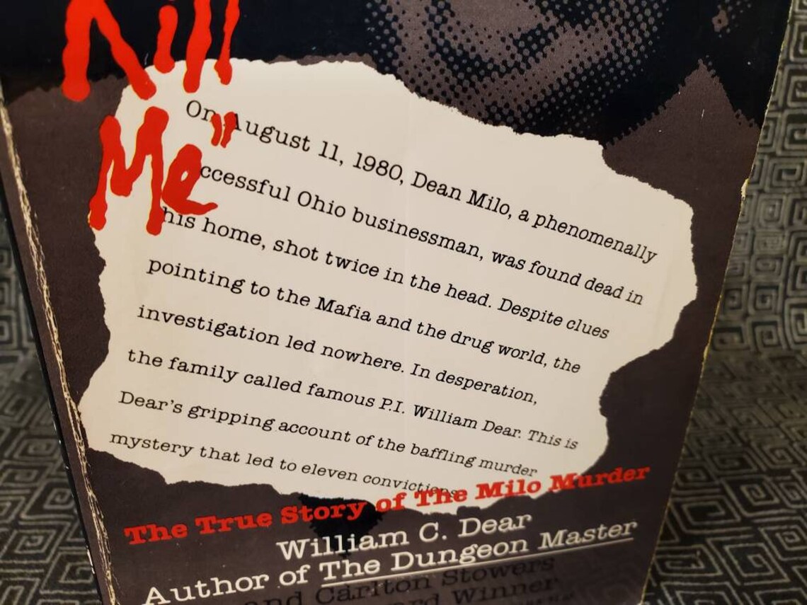 Please Don't Kill Me Dean Milo Murder William Dear Etsy