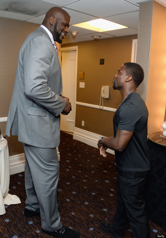 Shaquille O'Neal And Kevin Hart Pose For The Best Photo The