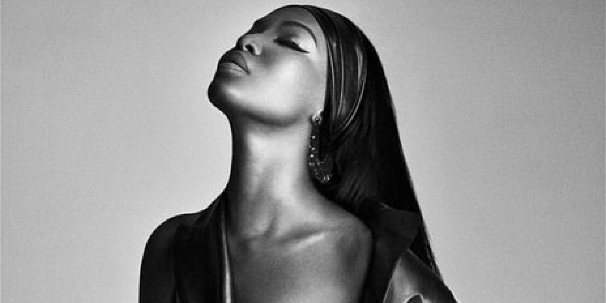 Naomi Campbell Poses Naked To Model This Autumn's Hottest Trend