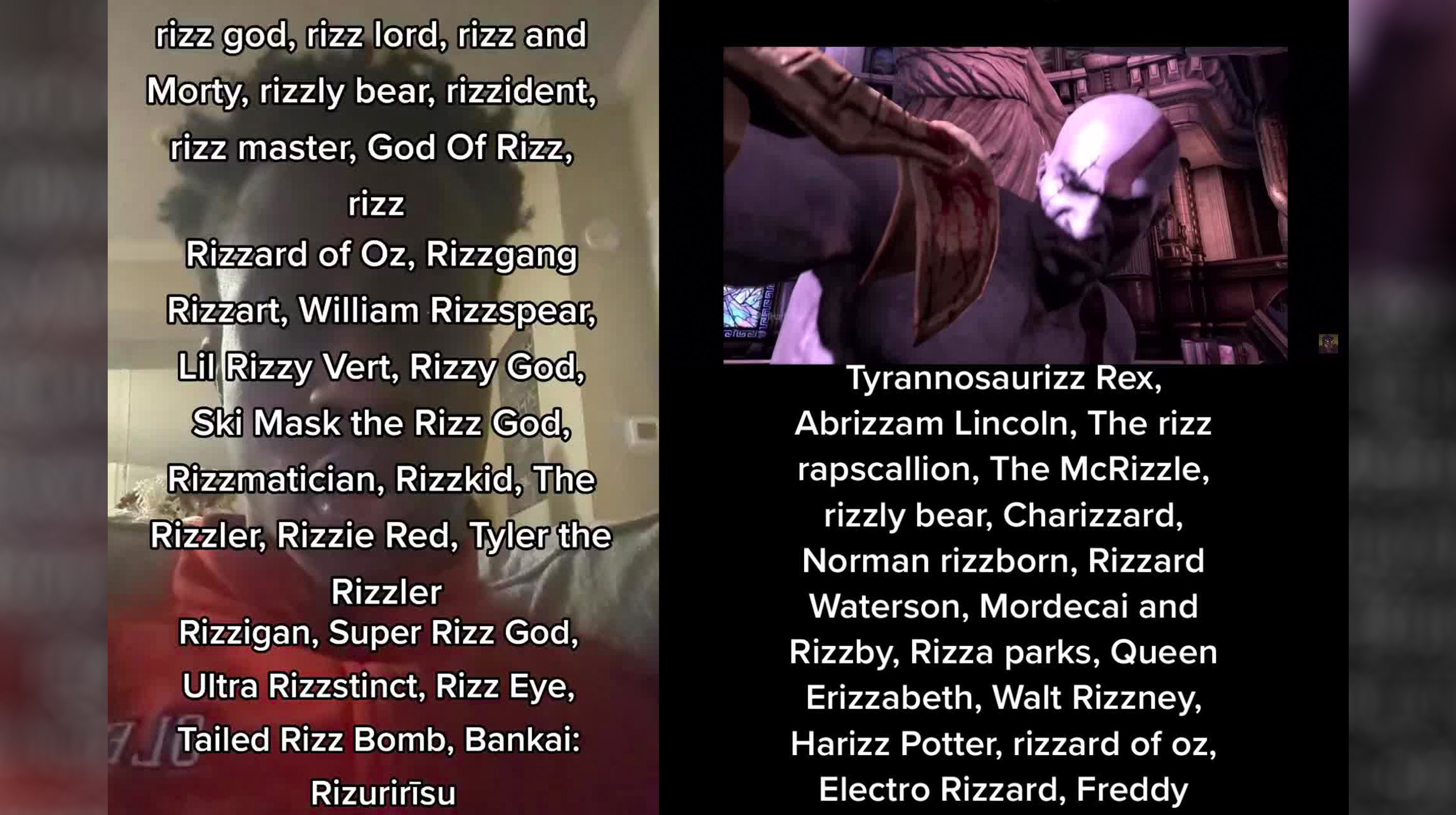 Rizz God / Rizz Nicknames Know Your Meme