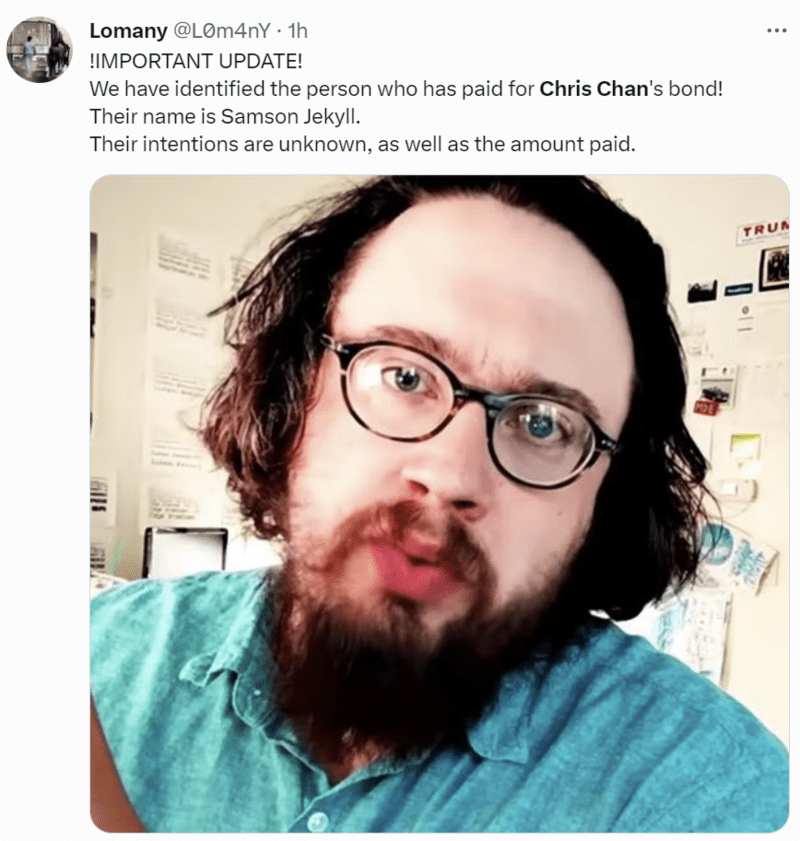 At Defcon 5 After Learning ChrisChan Was Bailed Out Of Prison