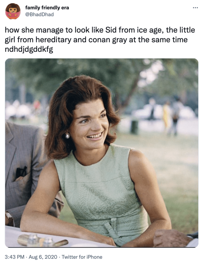 Jackie Kennedy Sheet Metal Meme Jackie Kennedy Eats Sheet Metal