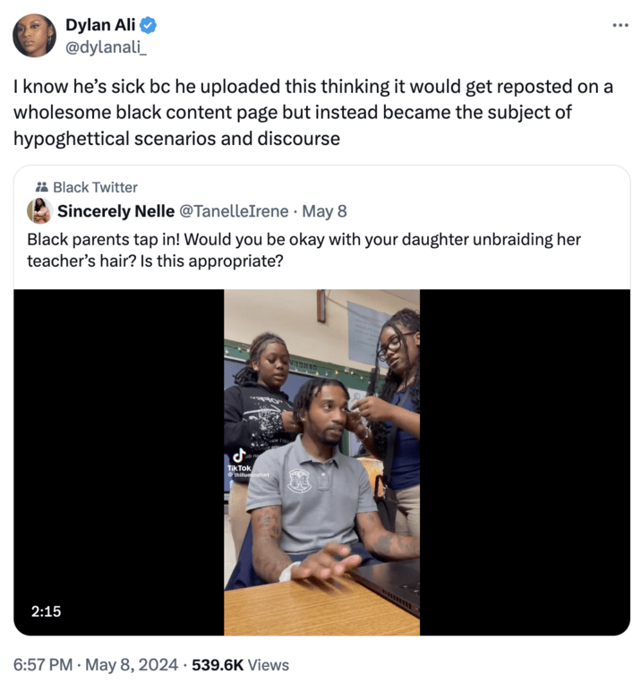 Students Unbraiding Teachers Hair Controversy Students Unbraiding