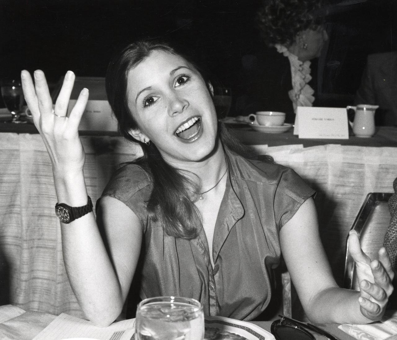 Carrie Fisher, November 16, 1977. Photo by Ron Galella r/OldSchoolCool