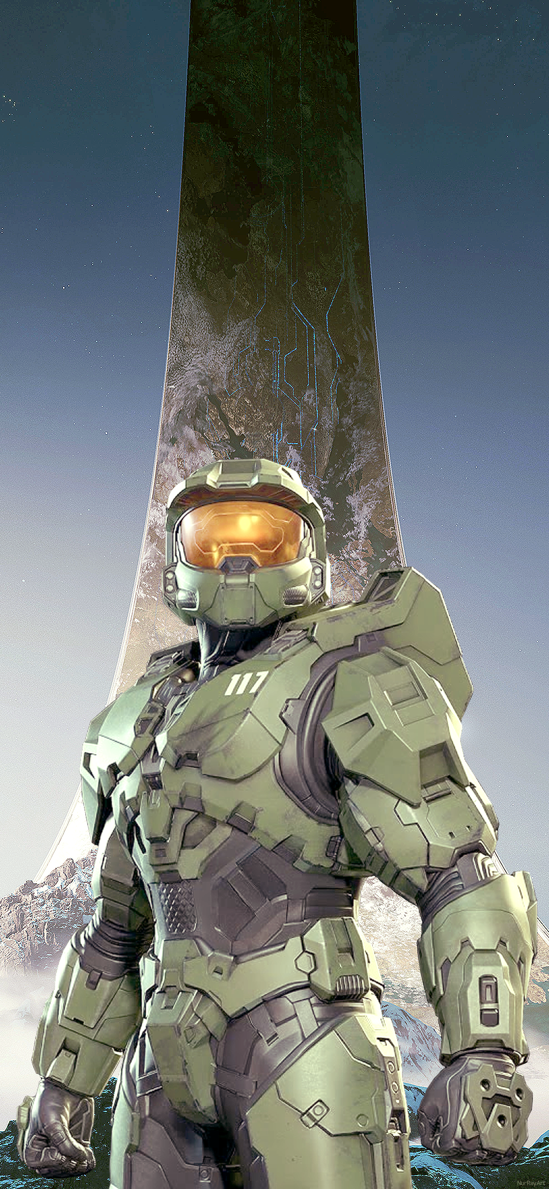 NEW Halo Infinite Master Chief Ingame pose iPhone Wallpaper HYPE