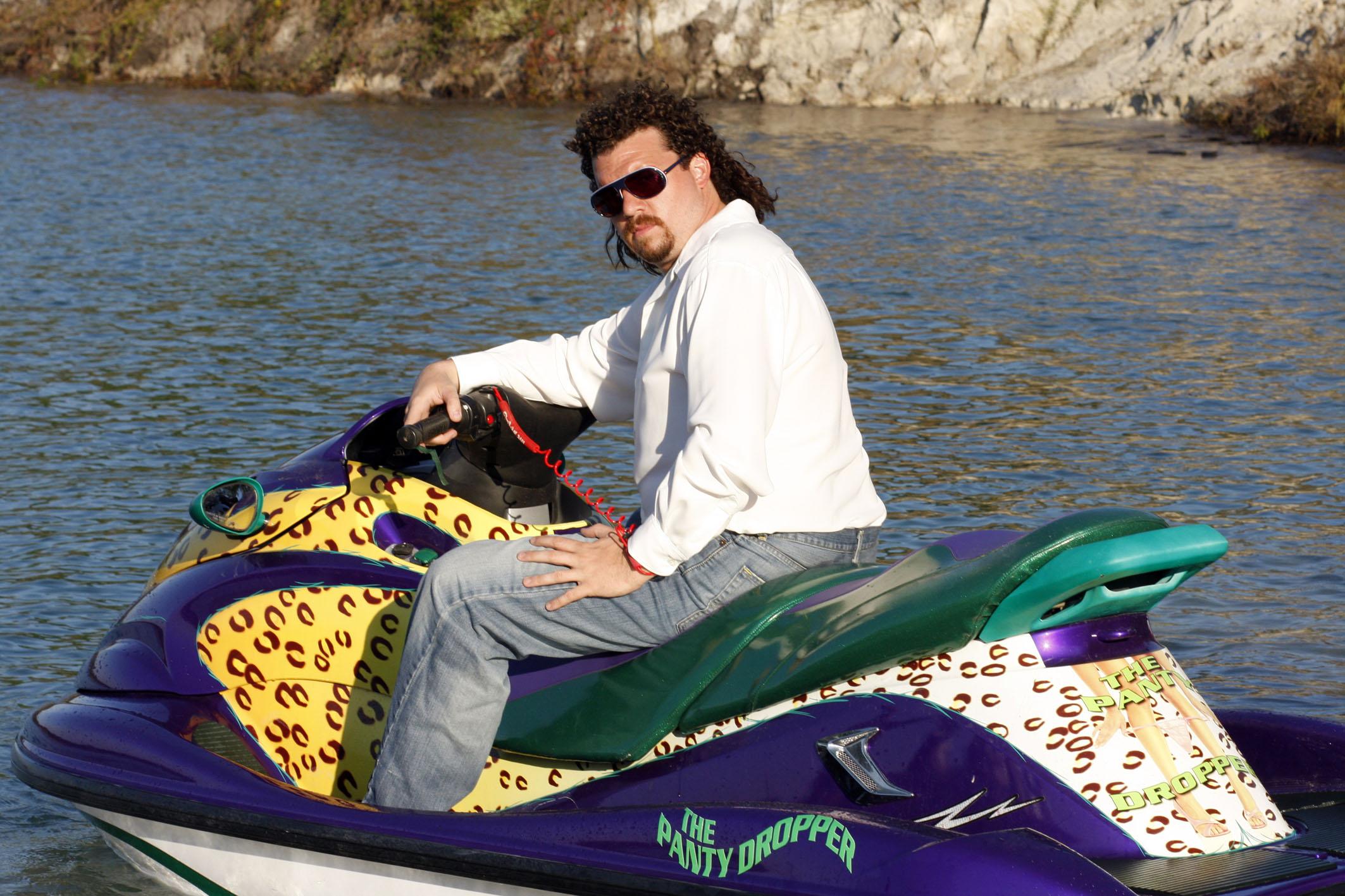 What make and model is Kenny Power's jet ski from the show Eastbound