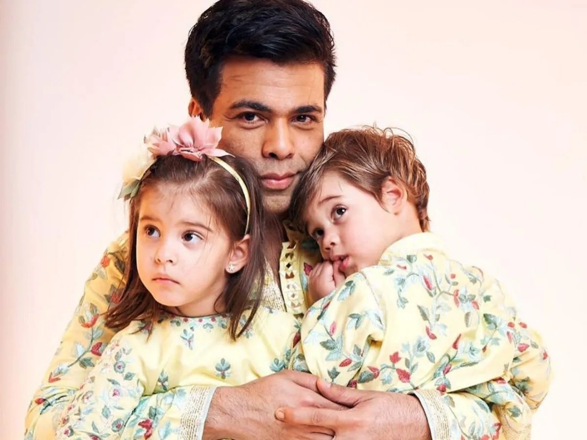 Karan Johar birthday Check out some adorable family photos of the filmmaker with his kids Yash