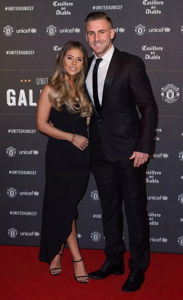 Luke Shaw's girlfriend posts adorable birthday message to England goal