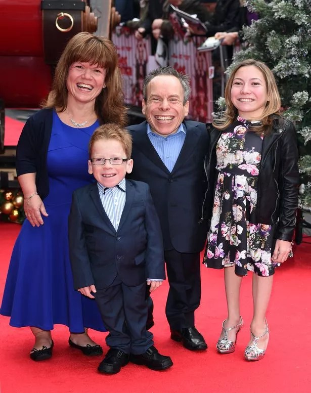 Warwick Davis says being short gave him big break and his kids want