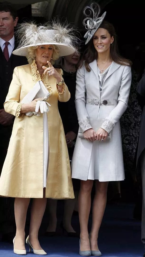 Kate Middleton upstages Camilla at Order of the Garter service in dove