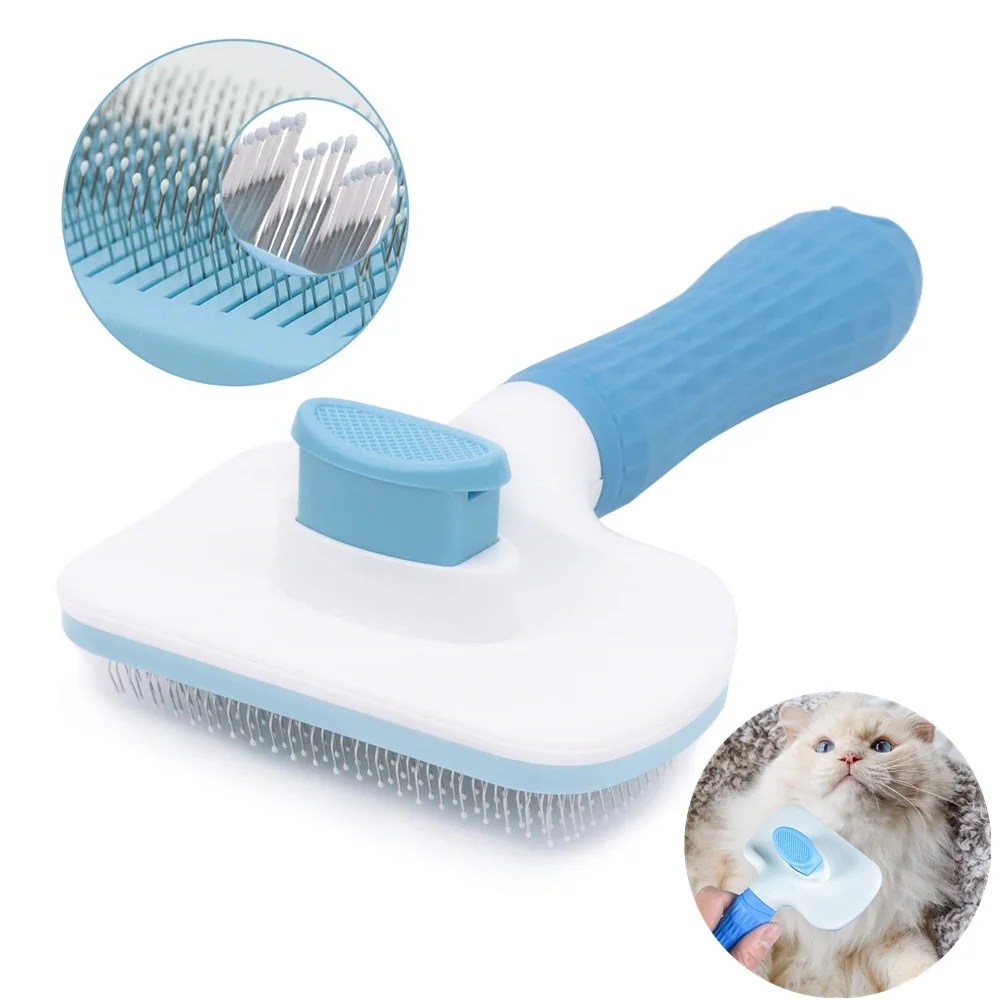 Pet Supply Self Cleaning Dog Brush & Cat Brush, Pet Grooming Brush and