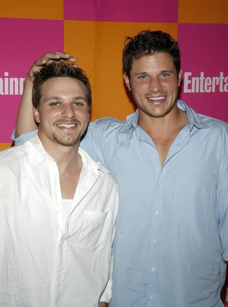 Nick Lachey And Brother Drew Lachey At Entertainment Weekly'S The Must