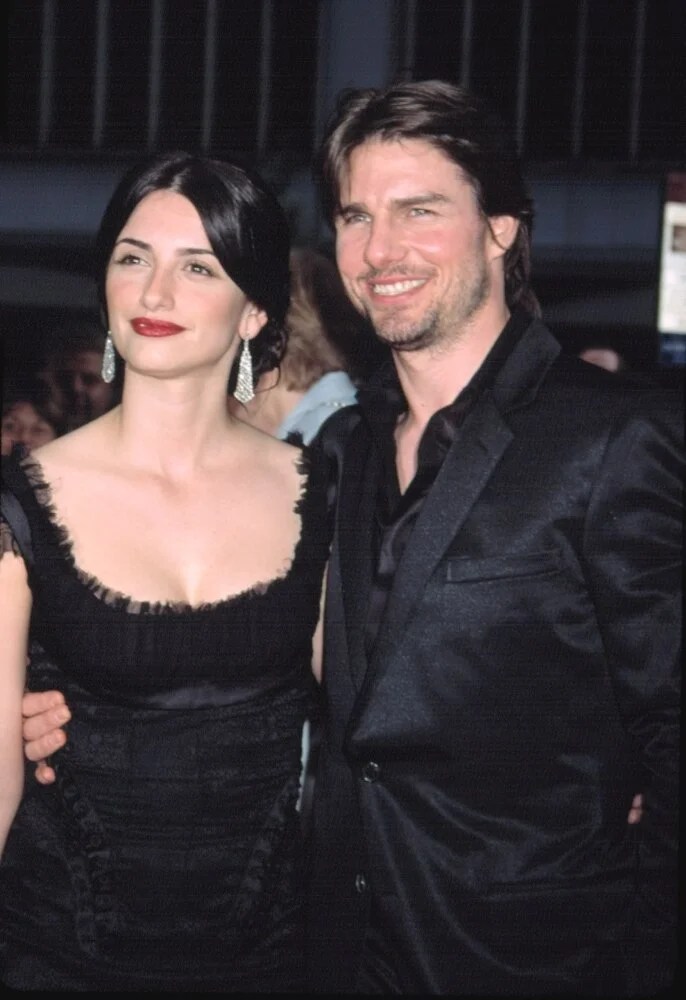 Tom Cruise And Penelope Cruz At The Premiere Of Minority Report