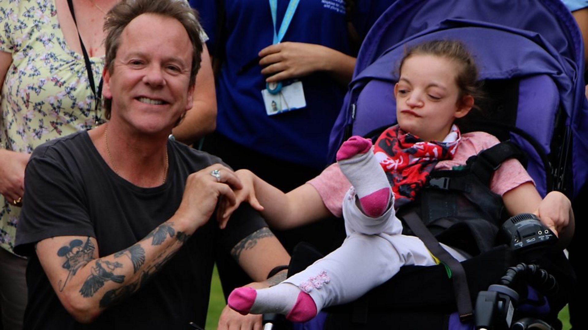 Kiefer Sutherland And Daughter