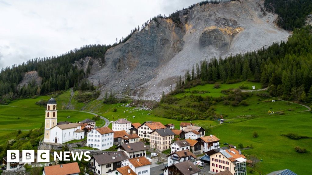 Swiss village of Brienz evacuated over risk of imminent rockslide