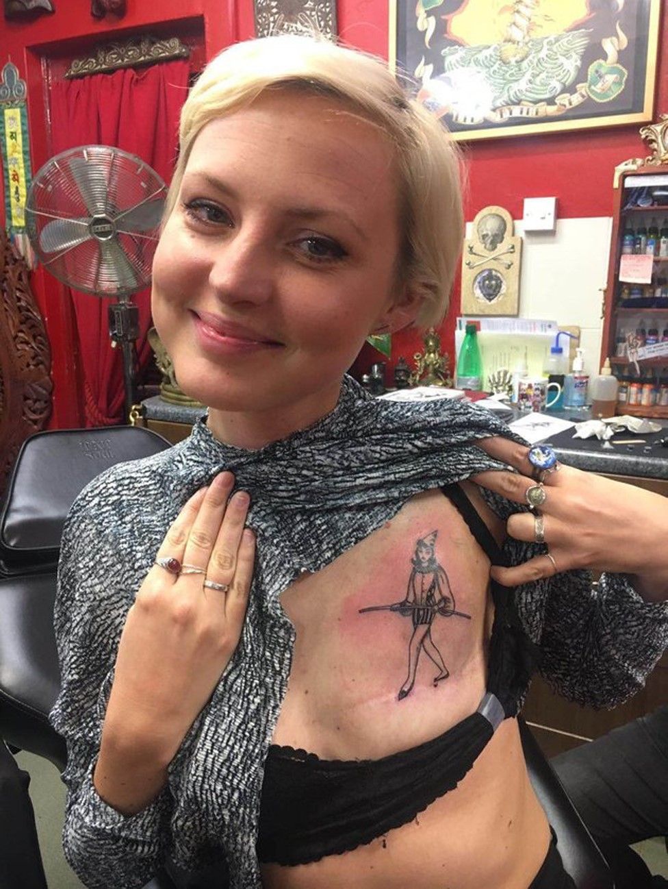 'Why I wanted a tattoo on my mastectomy scar' BBC News