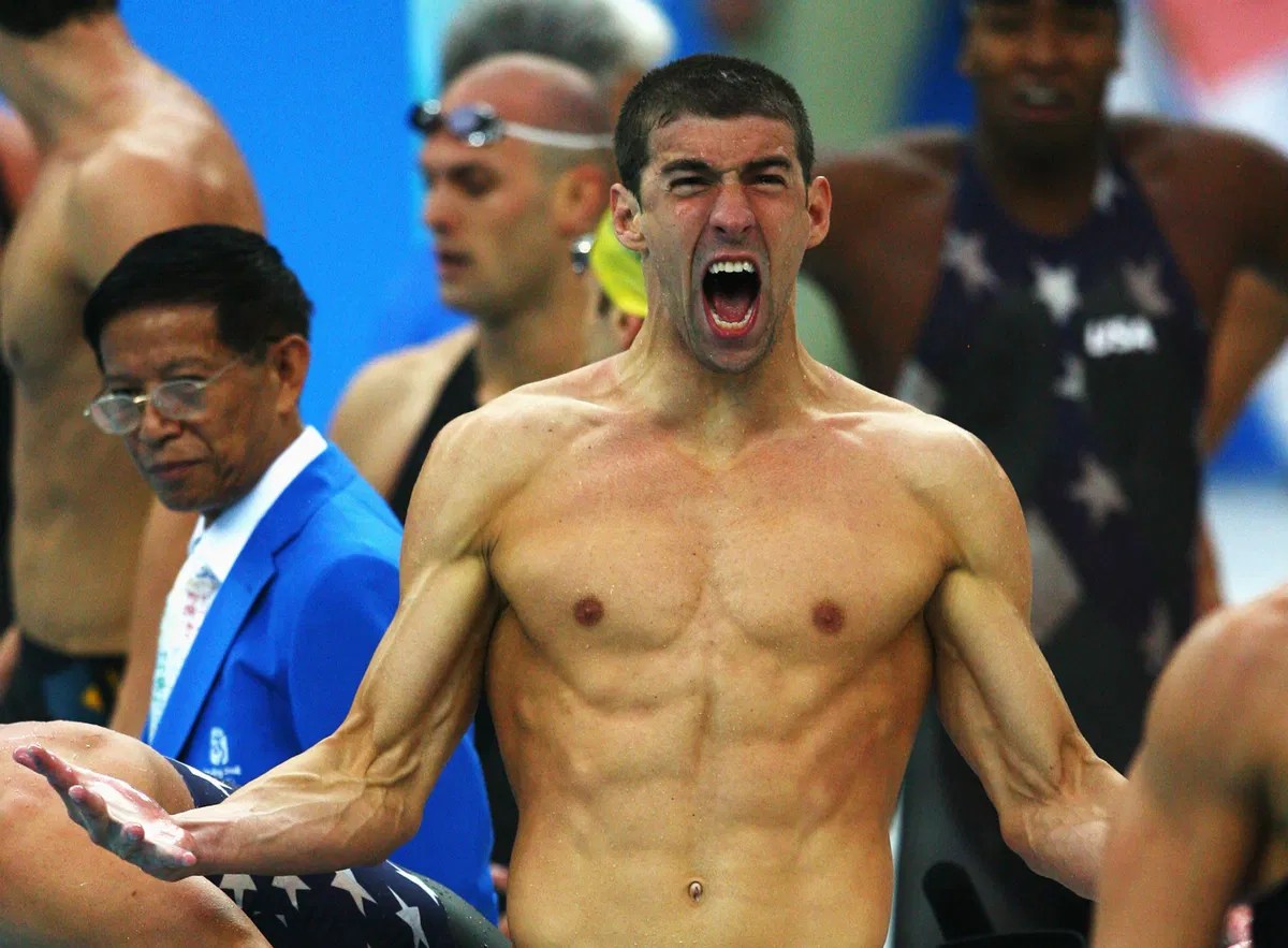 WATCH Michael Phelps Does His Iconic Back Slap at the Pickleball